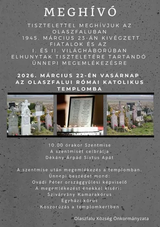 Ünnepi megemlékezés borítóképe