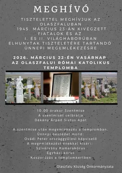 Ünnepi megemlékezés borítóképe